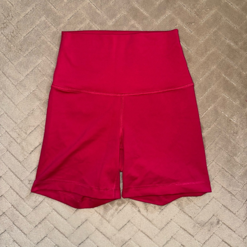 Yogalicious Women's Bold Pink Bike Shorts